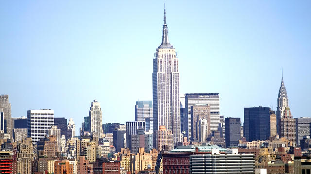 Empire State Building and Manhattan Skyline 
