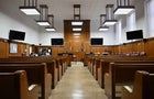 Judge Juan Merchan's courtroom at Manhattan Criminal Court in New York City on March 12, 2024. 