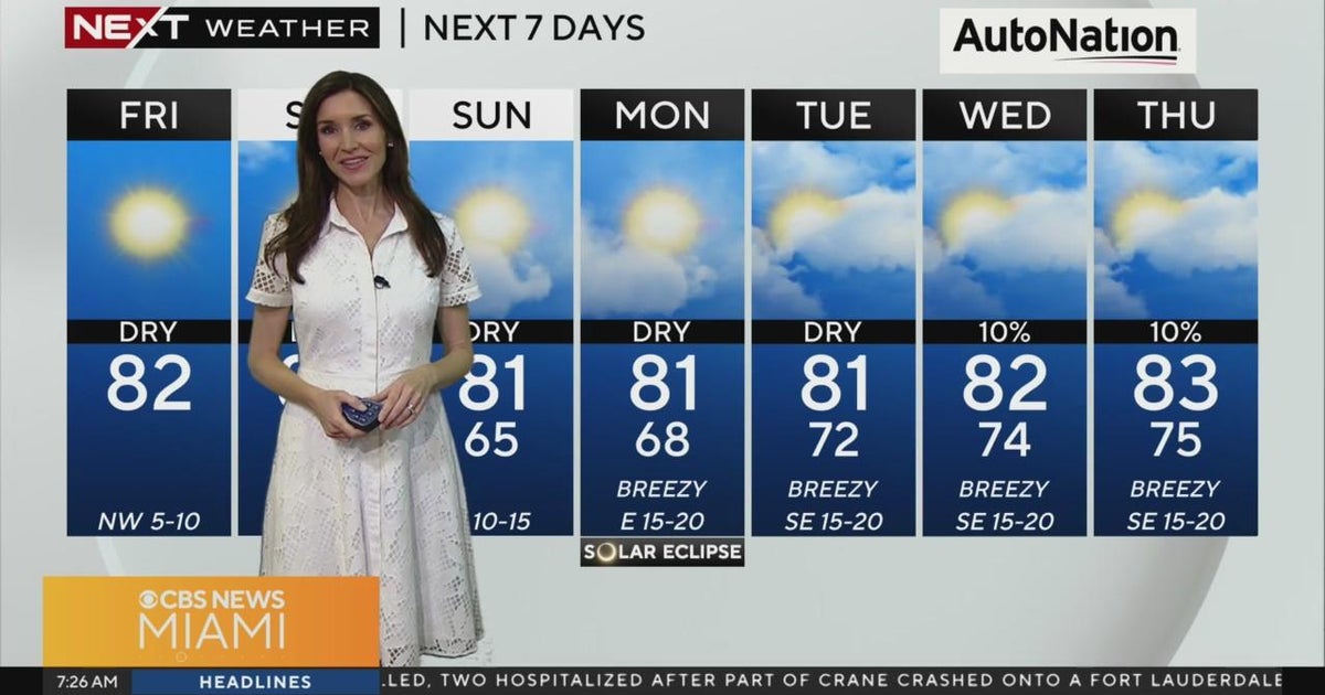 South Florida Weather for Friday 4/5/2024 7AM - CBS Miami