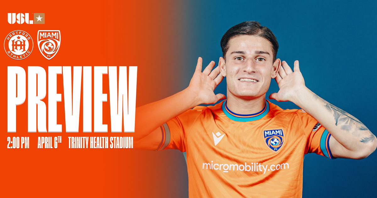 Reside Now: Miami FC at Hartford Athletic
