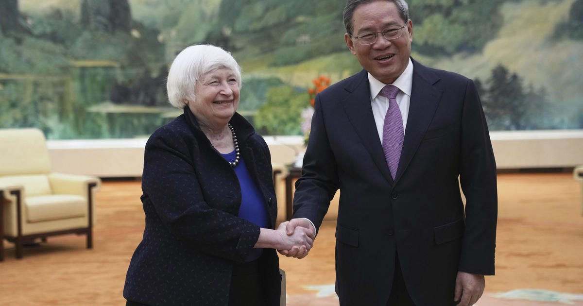 US Treasury Secretary Yellen Meets Chinese Premier in Beijing