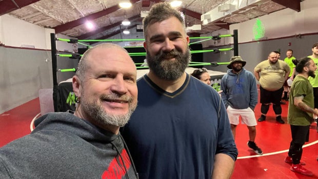 Danny Cage and Jason Kelce