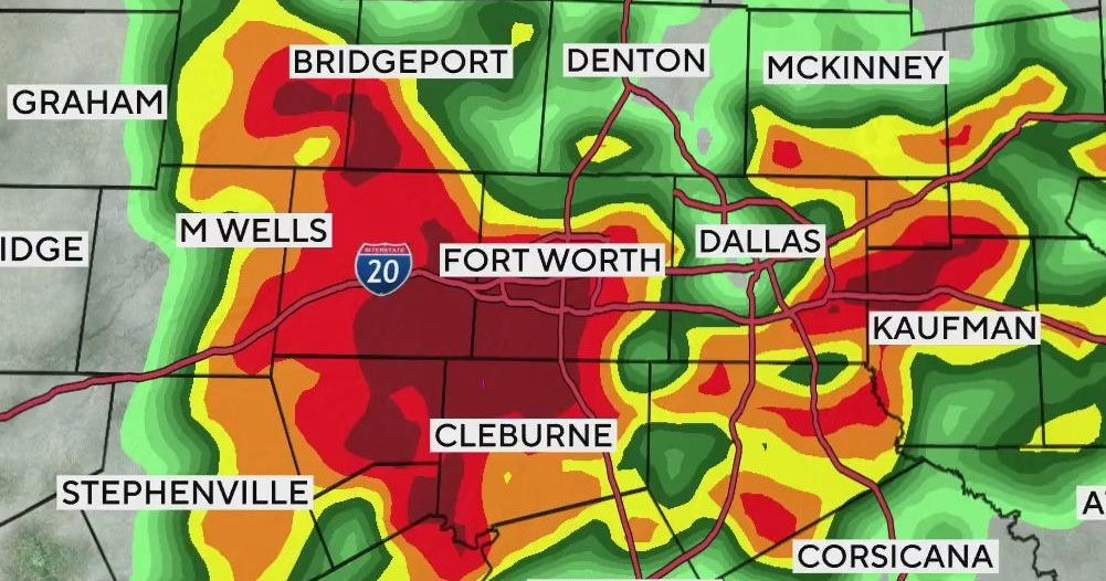 Rounds of rain and strong-to-severe storms for North Texas - CBS Texas