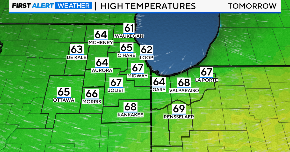 Temperatures cool in Chicago area Tuesday with scattered clouds - CBS ...