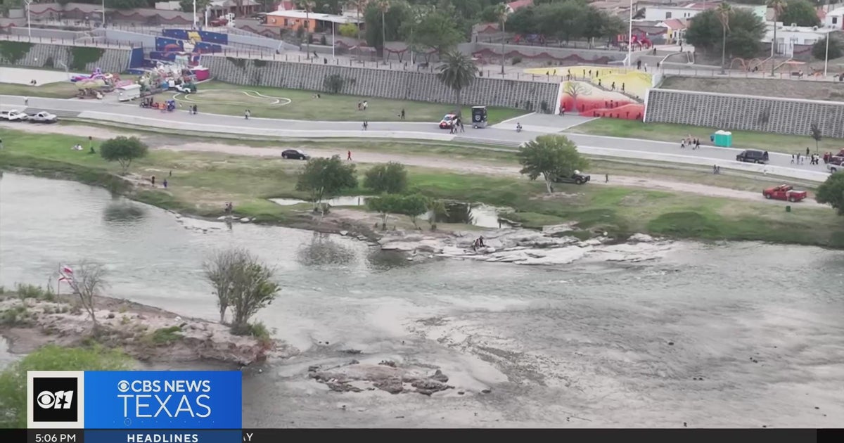 Texas officials report dramatic drop in illegal border crossings at Eagle Pass park - CBS Texas