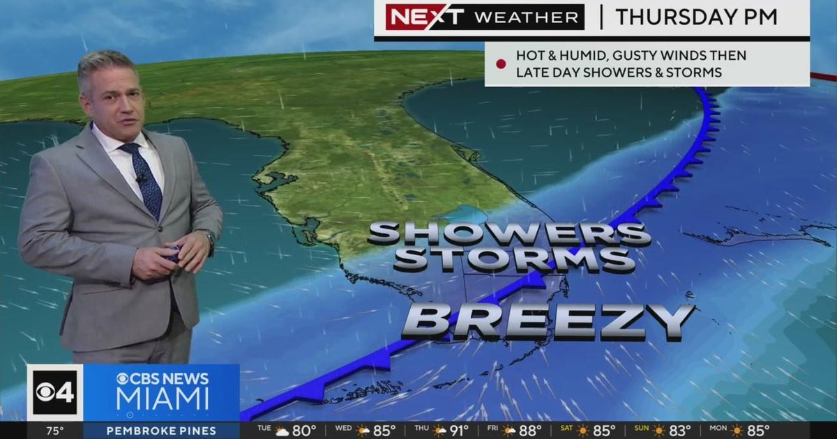 Miami weather for Tuesday 4/9/24 11PM - CBS Miami