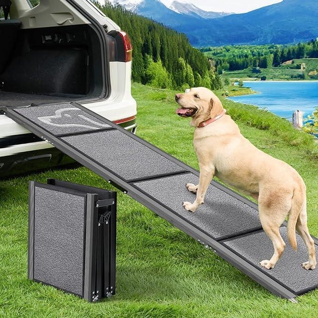 PetThem Folding Pet Steps for Medium & Large Dogs 
