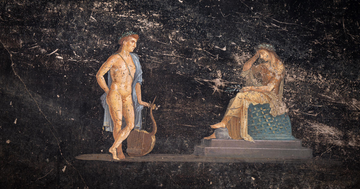Stunning new Roman frescoes uncovered at Pompeii, the ancient Italian city frozen in time by a volcano