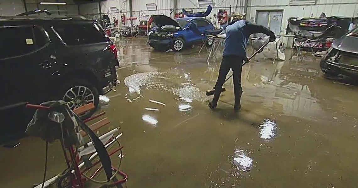 Cleanup underway at Kojak's Auto Body Shop CBS Pittsburgh