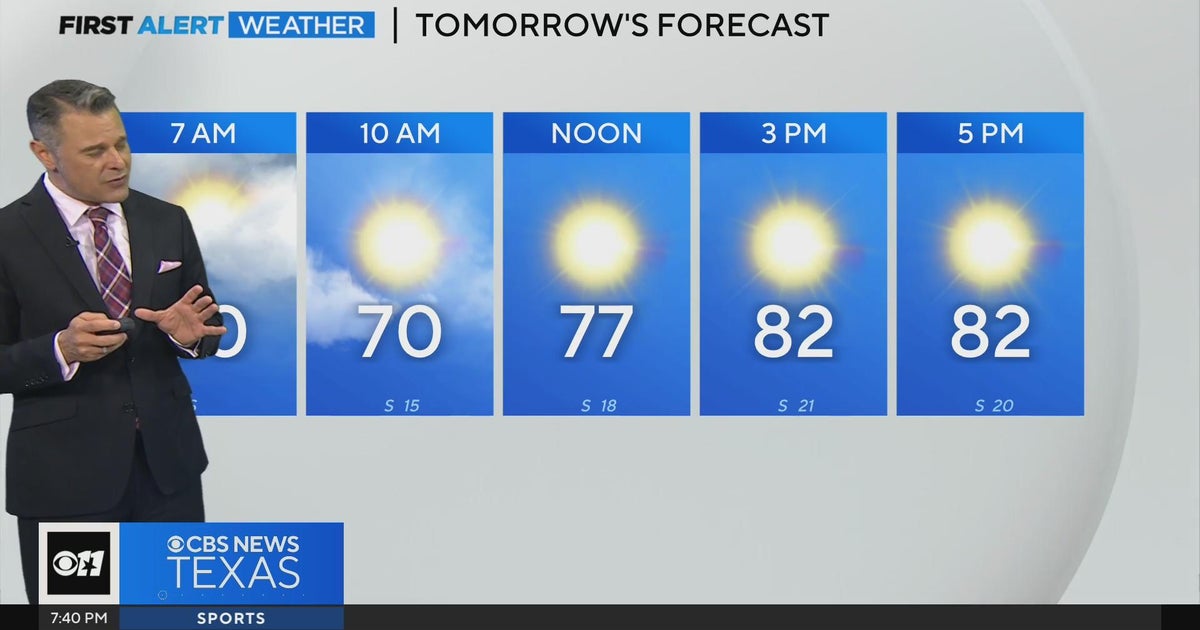 Another round of strong storms possible Monday - CBS Texas