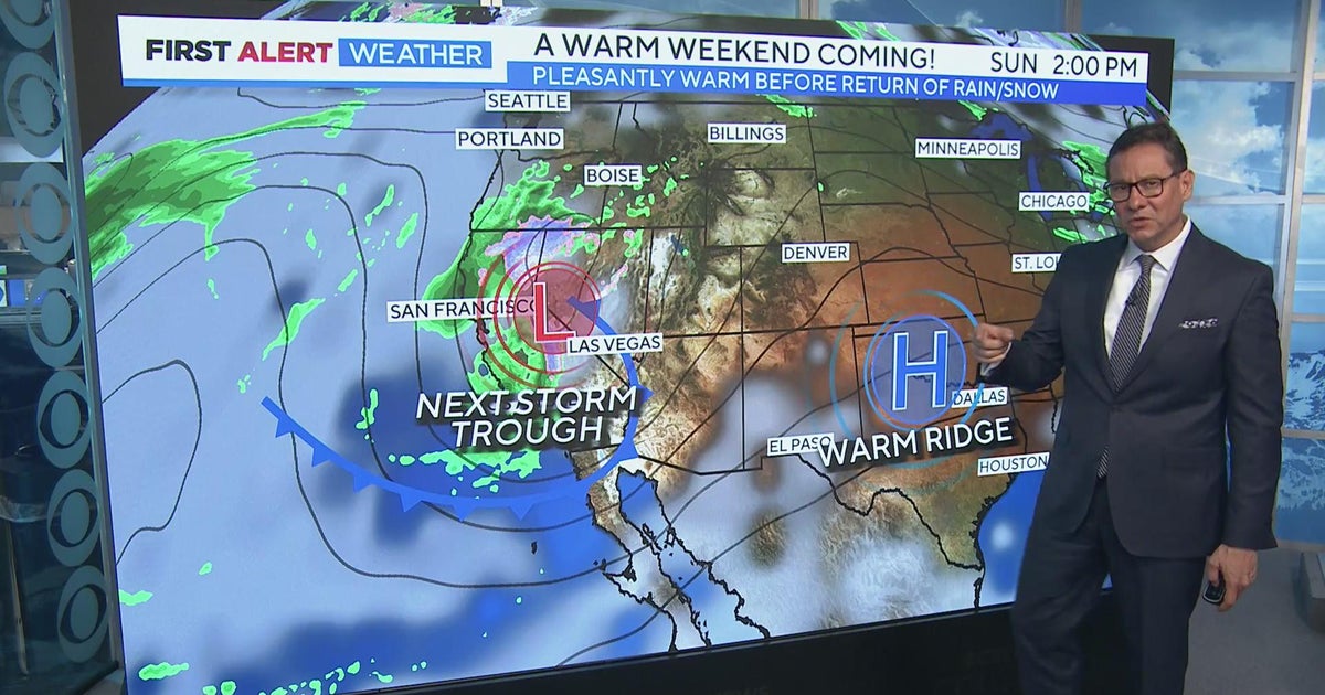 A warm weekend before next cool wave with rain and snow - CBS Colorado