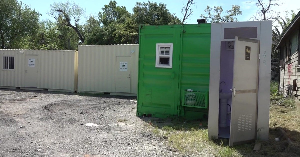 Veteran turns storage containers into tiny homes for homeless veterans in Stockton