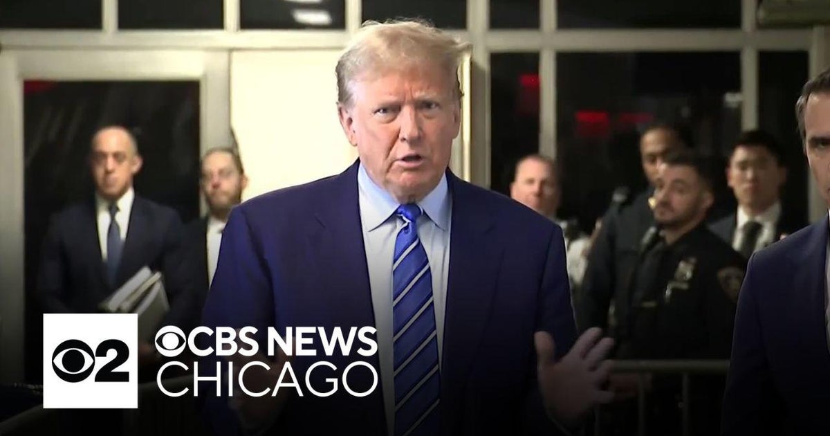 Day two of jury selection in Trump hush money trial - CBS Chicago