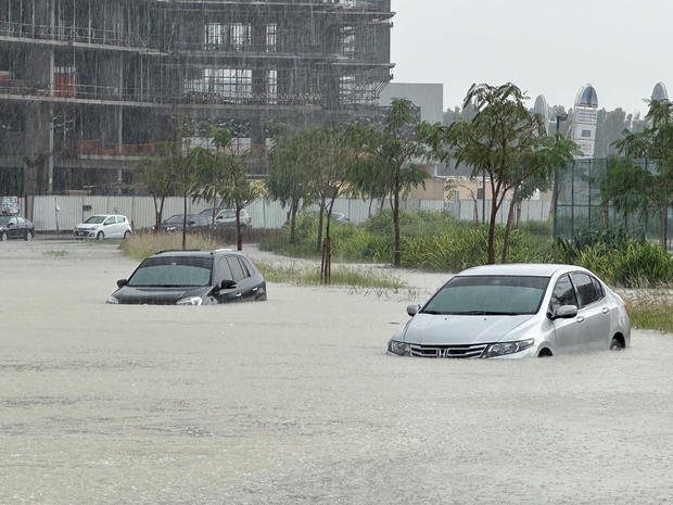 Heavy rains over Dubai 
