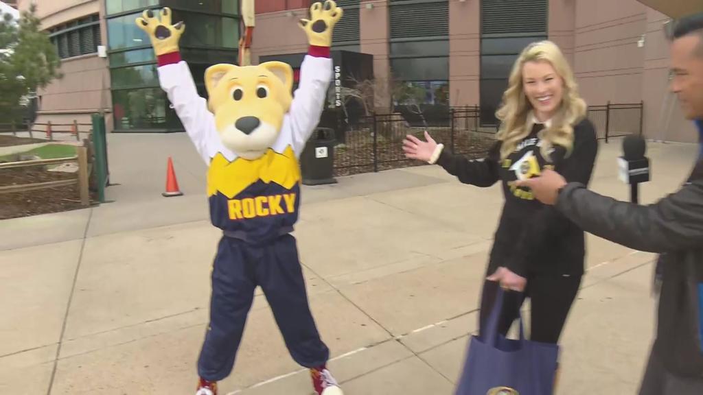 Nuggets mascot Rocky ready to cheer on another championship run