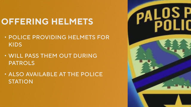 palos park police free helmets 