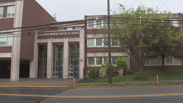 An exterior photo of Collingswood High School 