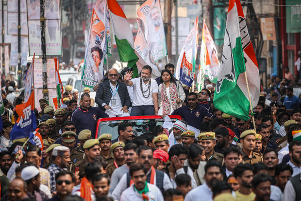 Rahul Gandhi Holds Rally In Varanasi 
