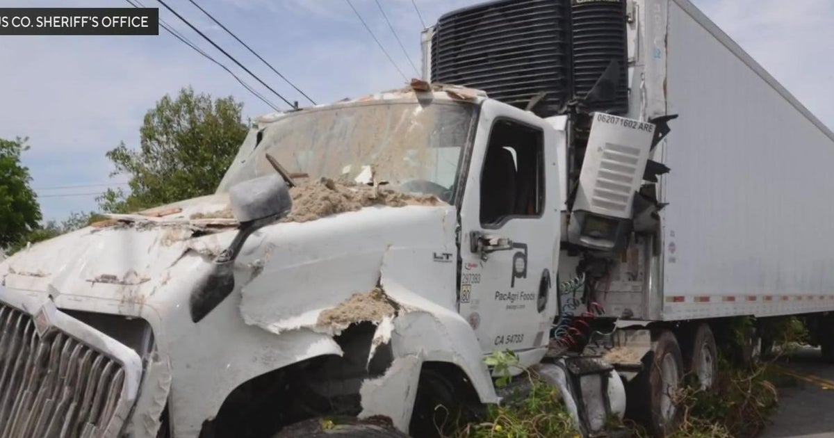 Family lucky to be alive after semitruck crashed into their Riverbank home