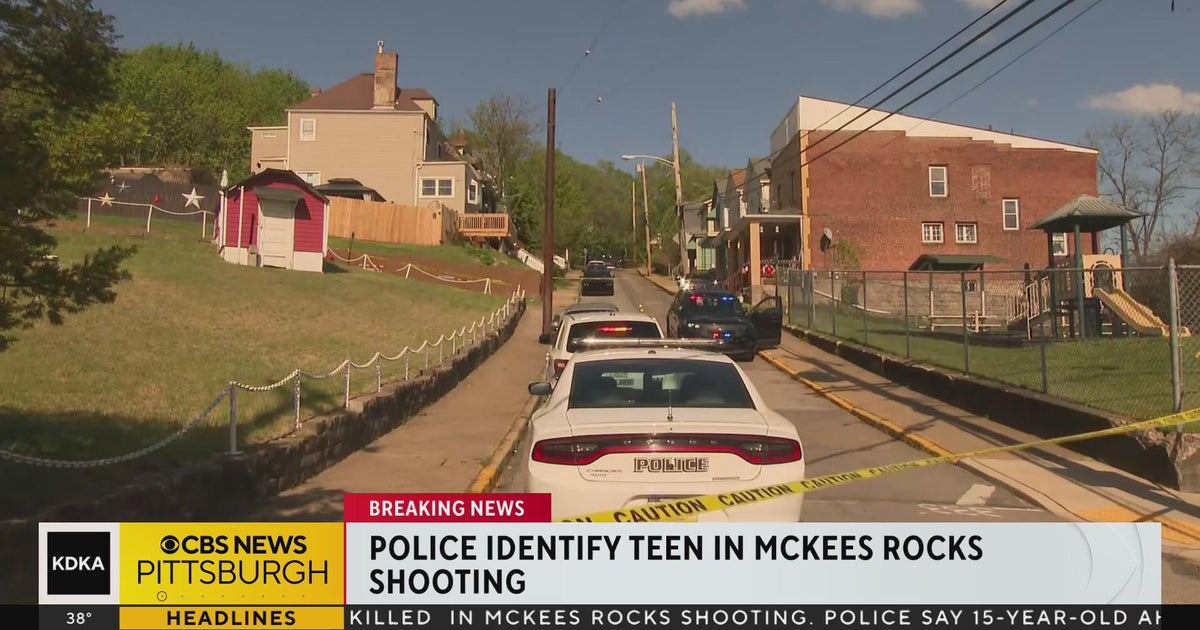 15-year-old shot and killed at McKees Rocks park - CBS Pittsburgh