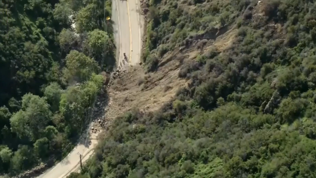 Topanga Canyon businesses struggling with extended road closure due to
landslide
