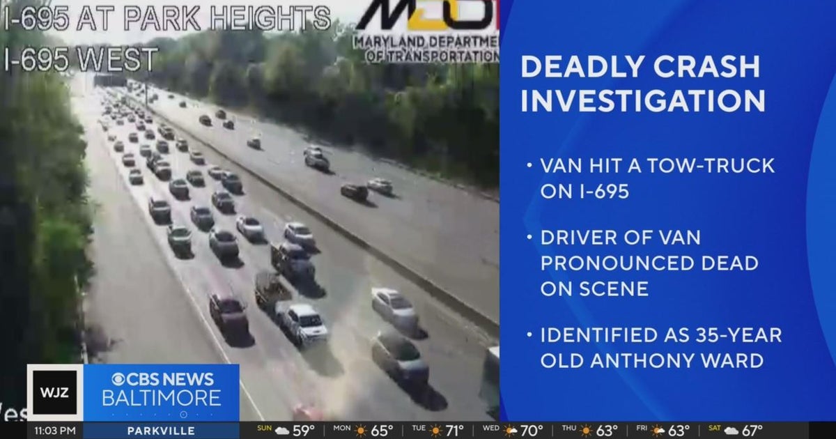 Baltimore SWAT officer killed in a multi-vehicle crash on 695 - CBS ...
