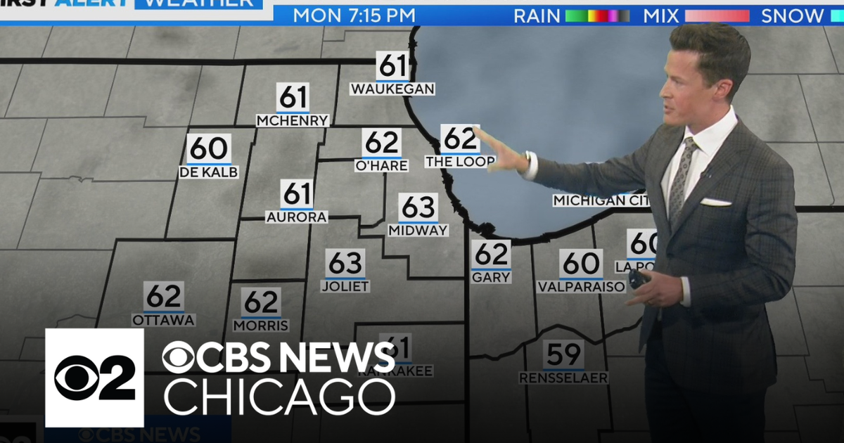 Possibly strong storms in store for Chicago area on Tuesday - CBS Chicago