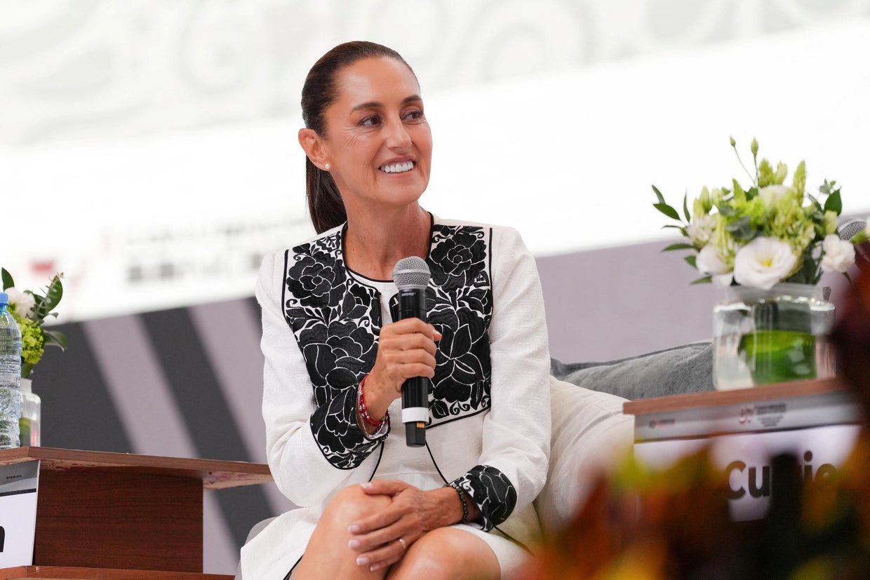 Mexican presidential candidate Claudia Sheinbaum attends the banking convention, in Acapulco 