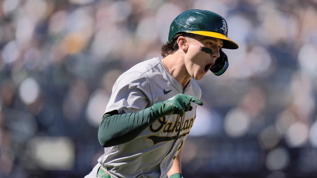 A's 2nd baseman Zack Gelof placed on injured list with left oblique
strain