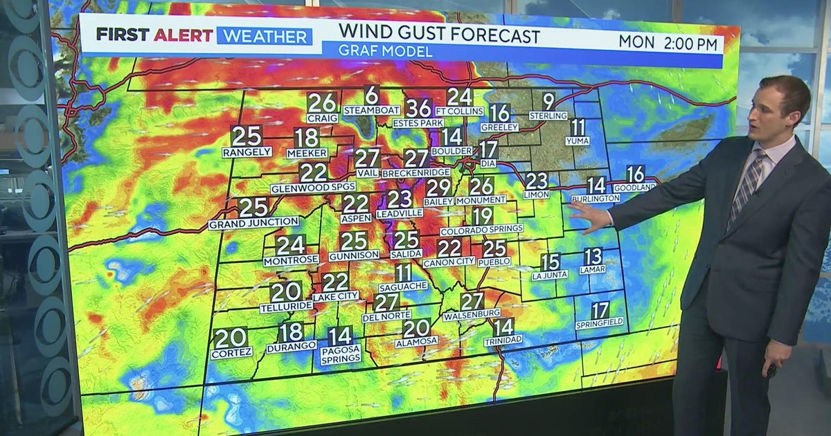 Warm with daily shower chances across Colorado - CBS Colorado