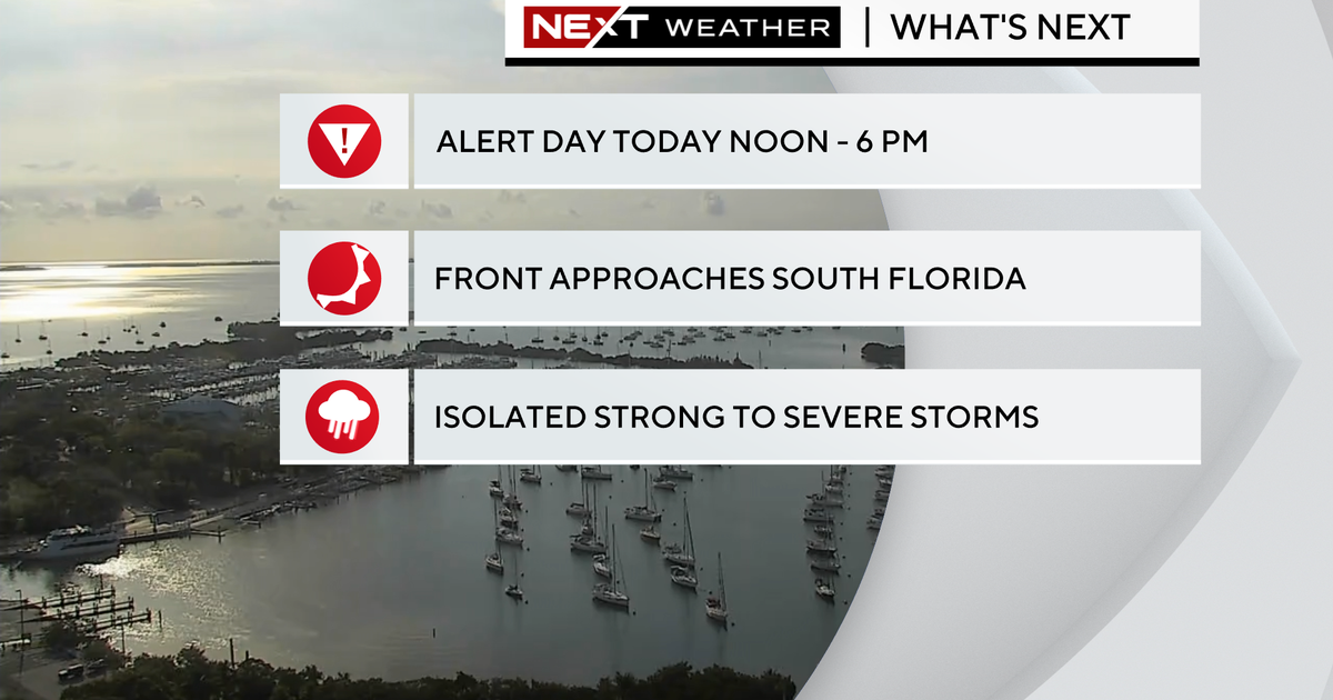 Potential for isolated strong to severe storms in the afternoon Potential for isolated strong to severe storms in the afternoon