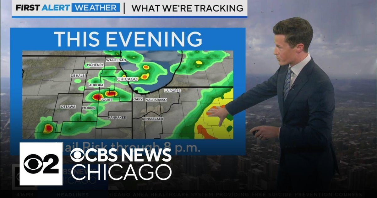 Tracking storms for the Chicago area Tuesday evening - CBS Chicago