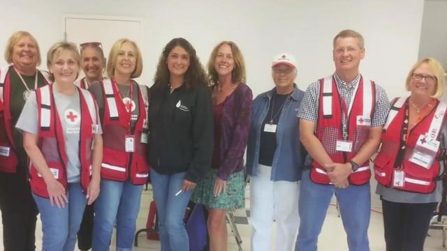 Red Cross volunteers 