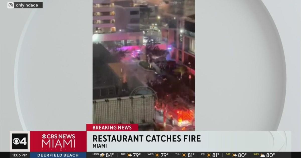 Popular Miami restaurant catches fire
