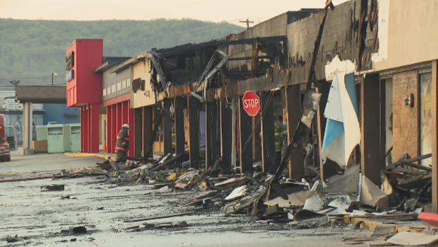 PHOTOS: Massive flames rip through Latrobe 30 Shoppes 