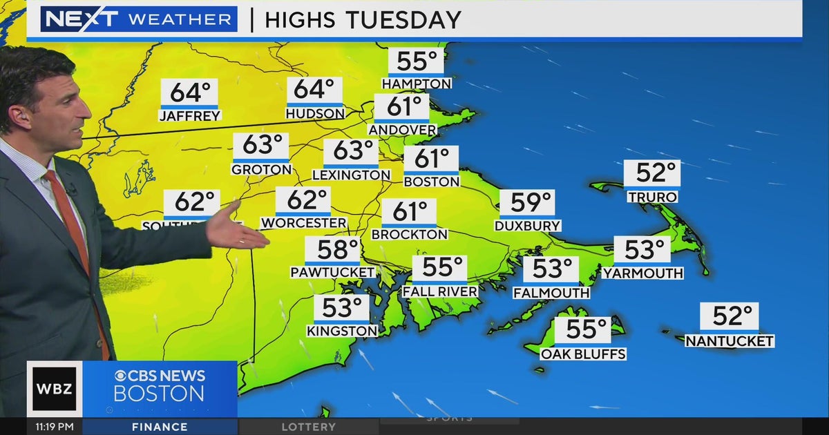Next Weather: WBZ Forecast For April 22 - CBS Boston