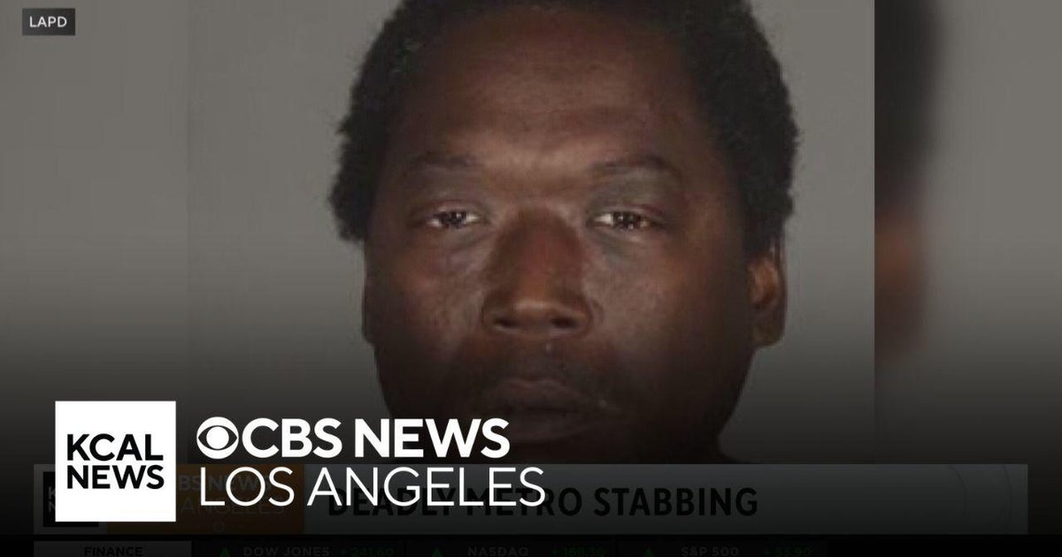 Homeless man arrested in deadly Metro stabbing in Studio City - CBS Los ...
