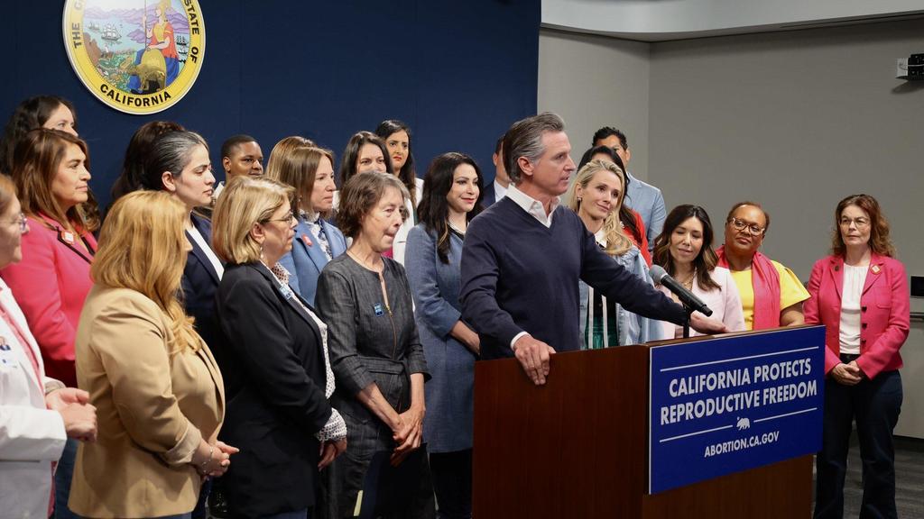 Gov. Gavin Newsom wants to allow Arizona doctors to provide abortions
in California