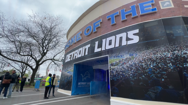 Detroit Lions Fan Experience ready for kickoff during 2024 NFL Draft