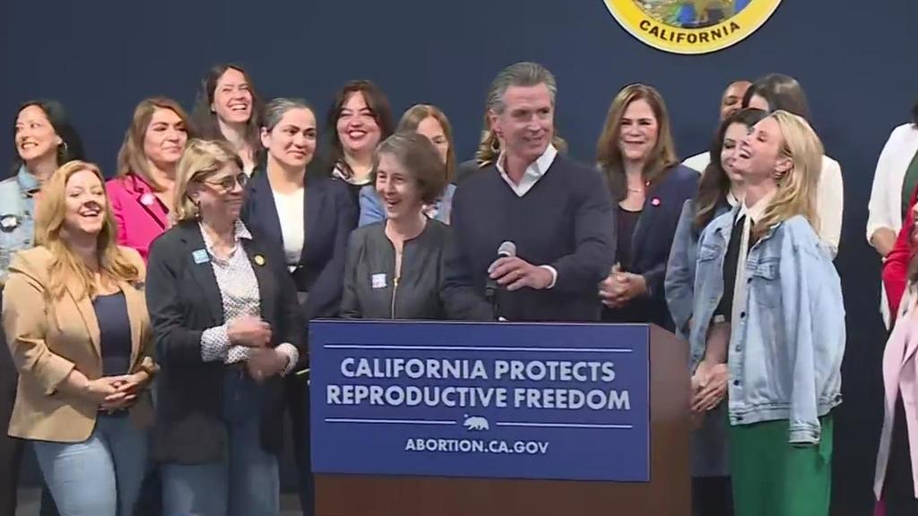 Gov. Newsom discusses California's response to Arizona abortion ban