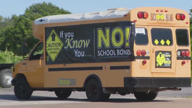 No School Bond Bus Tour 