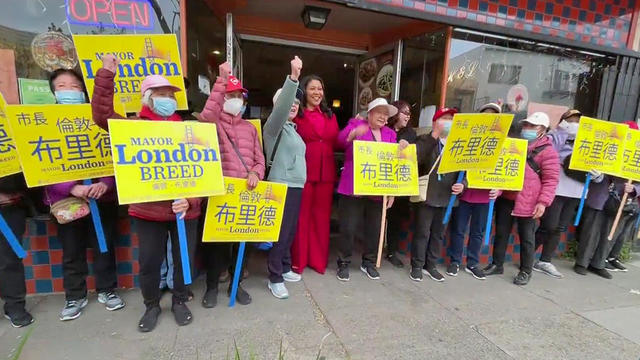S.F. Mayor London Breed Campaigns for Re-election 