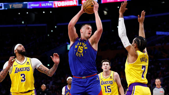  
How to watch the Denver Nuggets vs. Los Angeles Lakers NBA Playoffs game tonight: Game 4 livestream options, more 
Here's how and when to watch Game 4 of the Denver Nuggets vs. Los Angeles Lakers NBA Playoffs series. 
13H ago