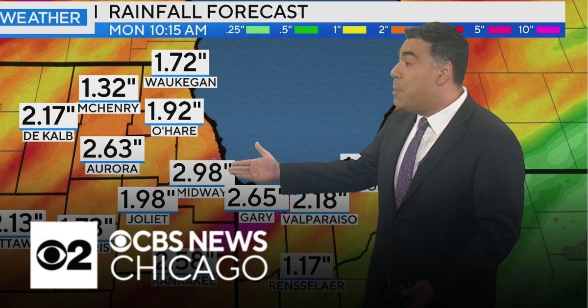 Rain rolls throughout the weekend in Chicago - CBS Chicago