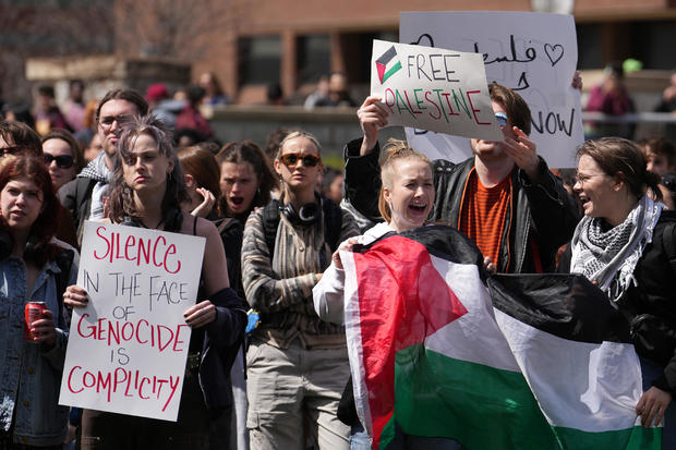 Pro-Palestine protest, University of Minnesota campus, Minneapolis, Minn. 