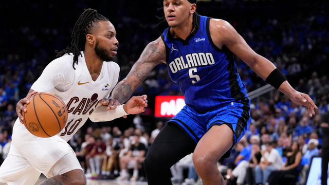  
How to watch the Cleveland Cavaliers vs. Orlando Magic NBA Playoffs game tonight: Game 4 livestream options, more 
Find out how and when to watch Game 4 of the Cavaliers vs. Magic NBA Playoffs series, even if you don't have cable. 
12H ago