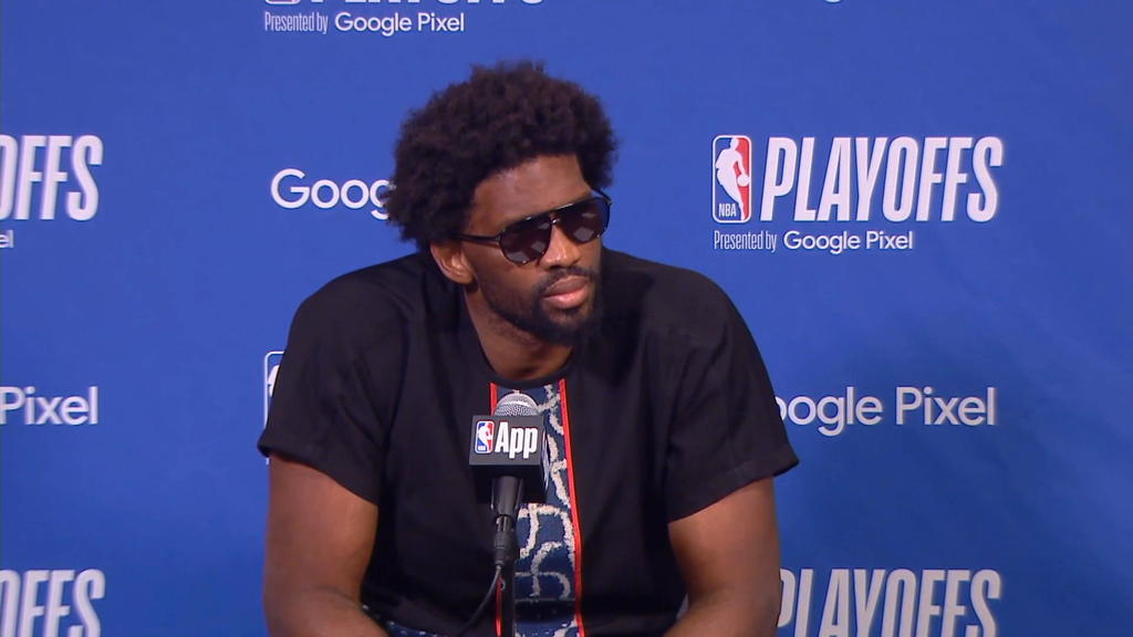 Philadelphia 76ers' Joel Embiid says he's being treated for Bell's
palsy