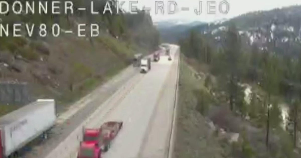Chain controls dropped on I-80 in the Sierra