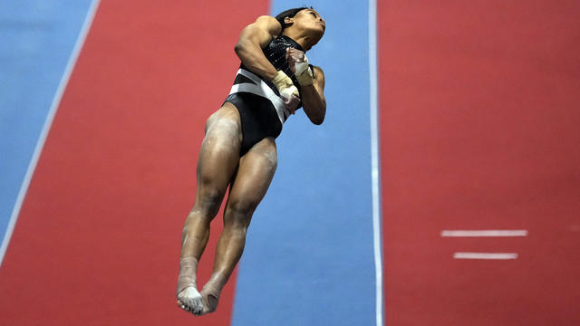 Olympic gold medalist Gabby Douglas competes for first time since 2016 