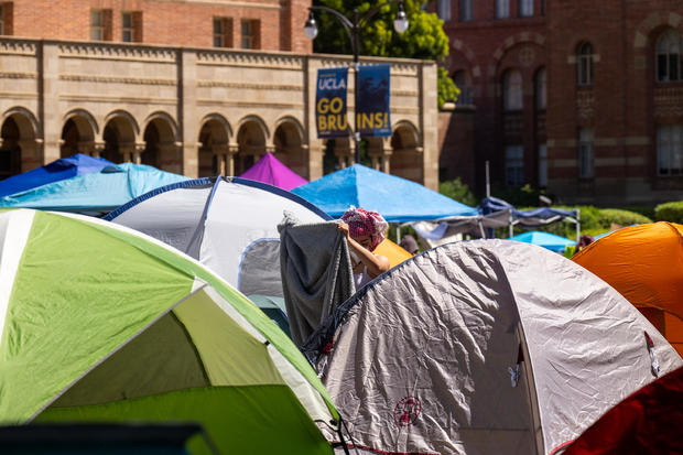 UCLA Students Set Up Pro-Palestinian Protest Camp On Campus 